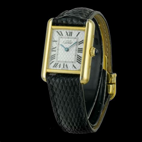 cartier vermeil tank|must de cartier tank vermeil.